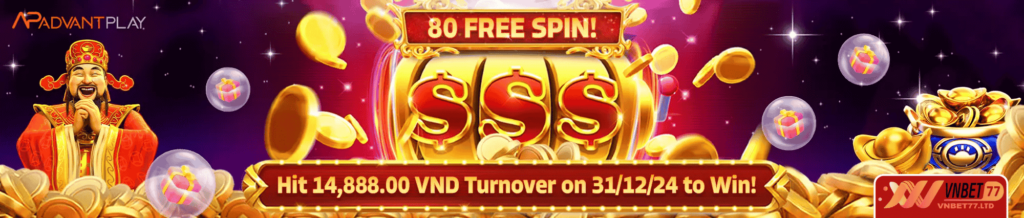 VNBET77 1 VNBET77 miễn phí 80 lượt nổ hũ